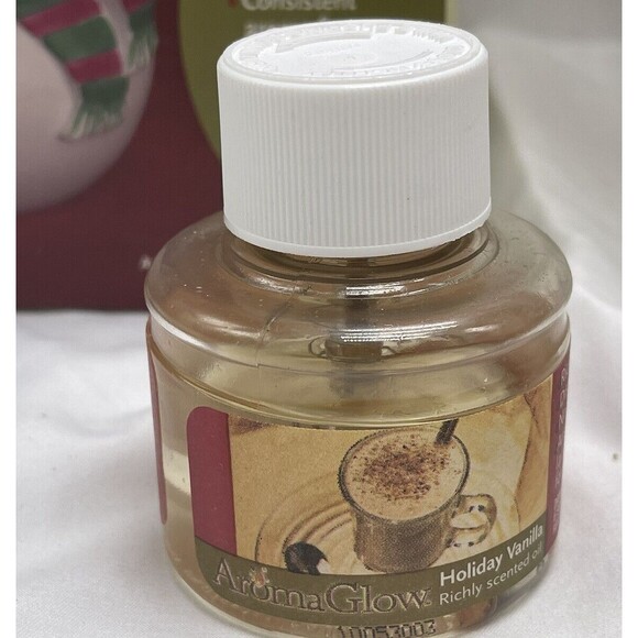 AromaGlow Home Fragrance Snowman Oil Lamp Holiday Living Fragrance Complete - Picture 11 of 16